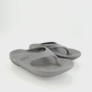 Oofos Womens OOriginal Sandal Size 9 Gray Sport Recovery Shoe Thong Slide Comfy